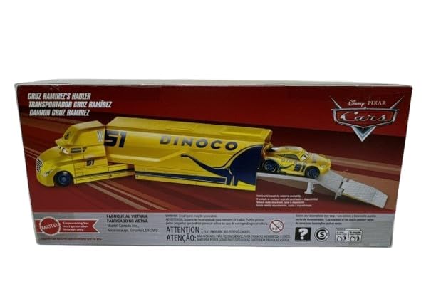 Amazon.com: Disney Pixar Cars Cruz Ramirez's Semi Hauler Dinoco